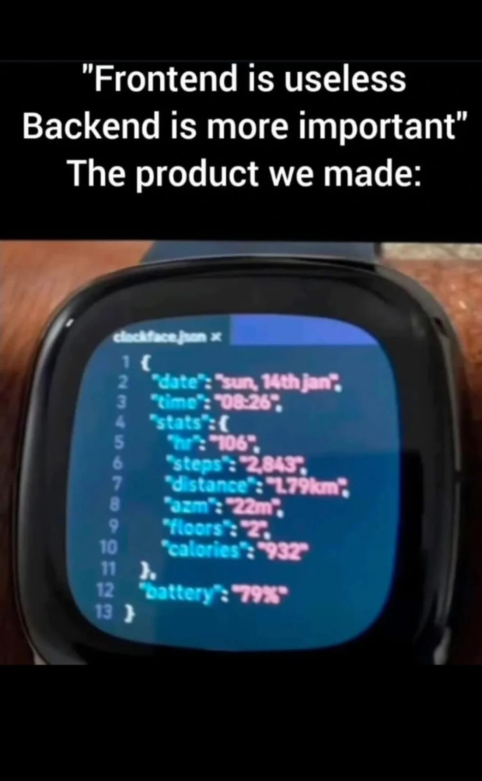 Every Backend Engineer be like